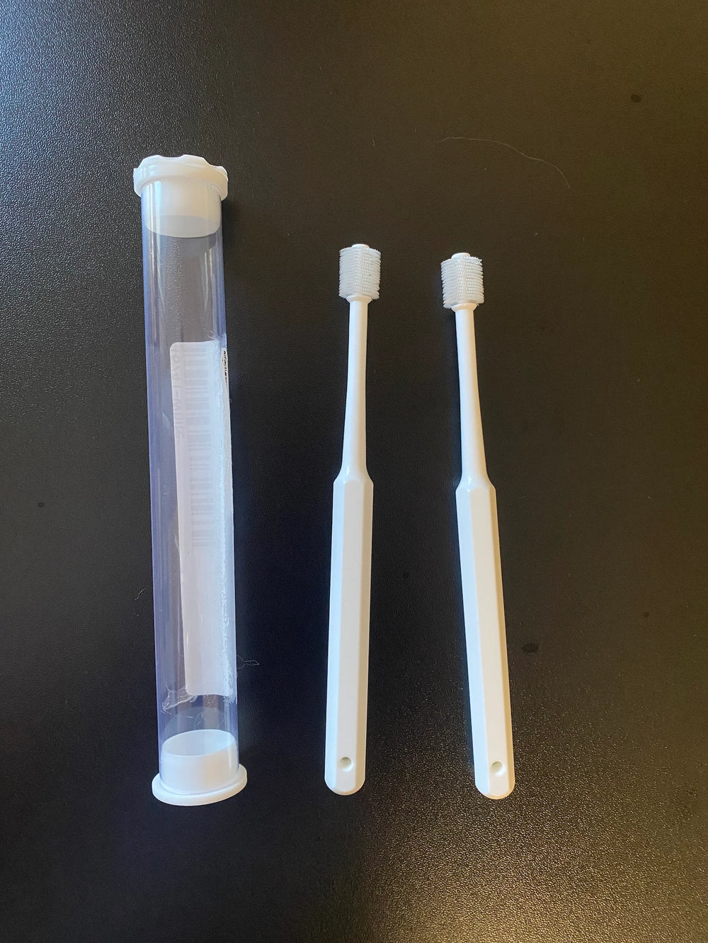 Customer showing the RagRoyale 360 ToothBrushes