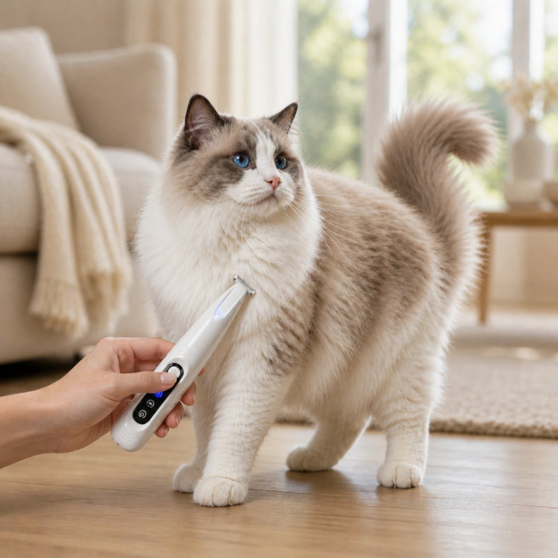 RagRoyale FurTrim trimming and maintaining a cat's coat between regular grooming sessions