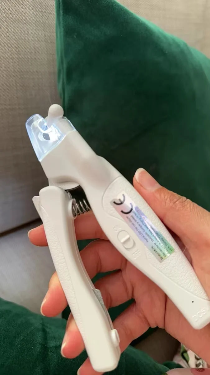 Customer showing New RagRoyale LED nail clipper
