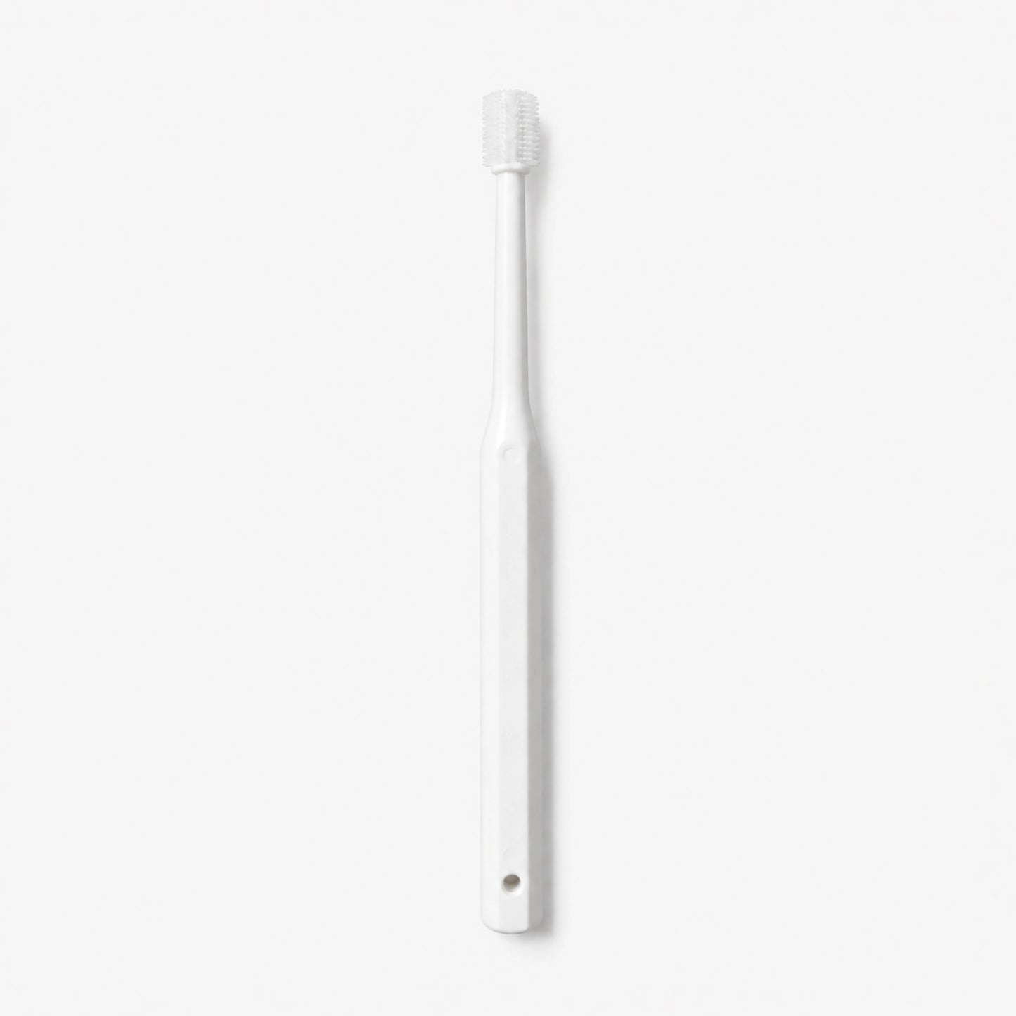 360 cat toothbrush with soft silicone bristles designed for gentle teeth cleaning, plaque removal and daily cat dental care