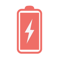 rechargeable battery feature icon